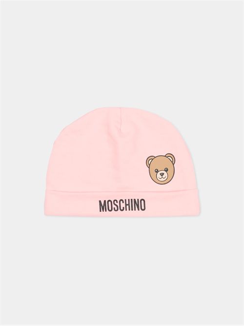 Cappello per neonati con Teddy Bear MOSCHINO KIDS | MUX05U-LCA19/50209